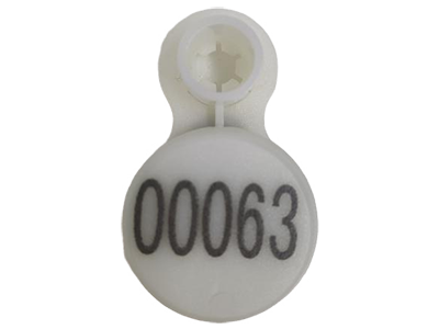 Etiqueta auricular com biochip